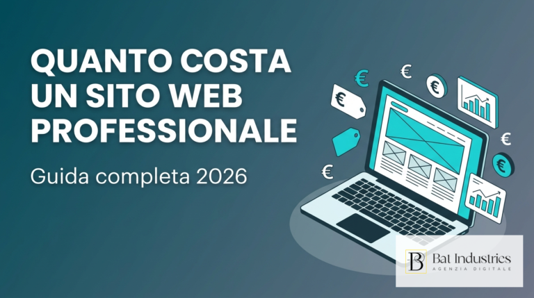 Quanto costa davvero un sito web professionale nel 2026? Guida completa per PMI